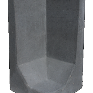 L-hoekelement 80x40x40 cm Antraciet