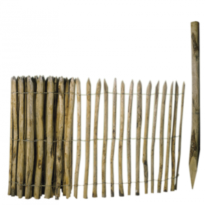 Kastanje hek 105x460 cm, latafstand 5 cm