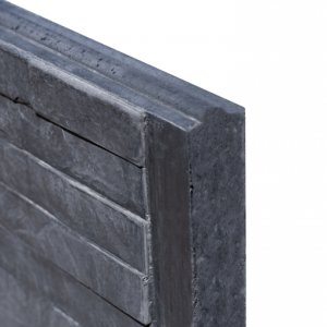 Beton-motiefplaat Schie 4,8x36x184 cm leisteen Antraciet