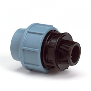 Tyleenslang draadkoppeling Kiwa 1x klem 16mm 1x buitendraad ½