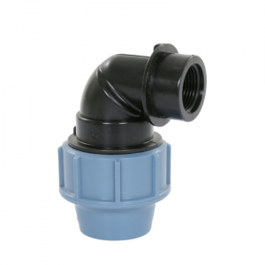 Tyleenslang draadknie 90° Kiwa 1x klem 16mm 1x binnendraad ½