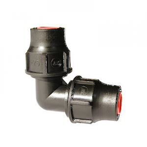 Kniekoppeling 2x klem 16mm