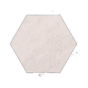Staptegel Hexagons Quarzite Bianca Ø60x52x2cm