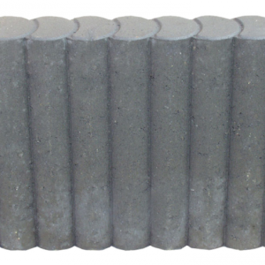 Rondoband 50x50xØ8 cm Grijs