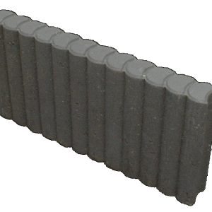 Rondoband 50x25xØ6 cm Antraciet