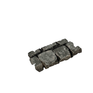 Turks basalt grijs 8-10 cm, gaaskorf 1520 kg (6,5 m2)