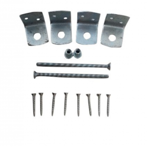 Uni-beslagset RVS (2 stuks)