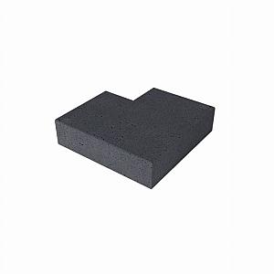 Oud Hollandse traptrede buitenhoek 60/60x37x15 cm Antraciet
