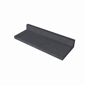 Oud Hollandse traptrede L-model 100x40x15 cm Antraciet