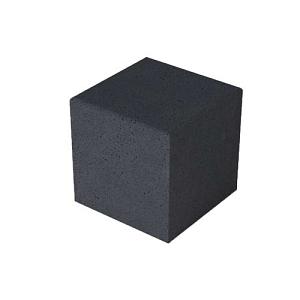 Oud Hollands zitelement (kubus) 50x50x50 cm Carbon
