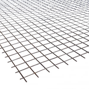 Bouwstaalmat 300x200 cm, maas 5x5x0,4 cm Roest