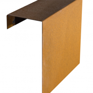 Cortenstaal overzetstuk 50x30x12 cm tbv wallblock