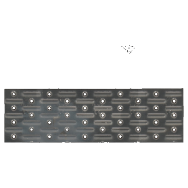 Spijkerplaat 75x250x1mm verzinkt p/stuk