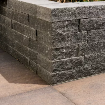 Wallblock Split 40x15x6 cm Antraciet
