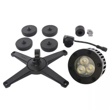 Sub 12V Dark vijverspot Ø 64 mm, H 58 mm