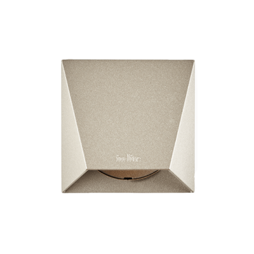 Wedge Wall 12V Rose Silver 6,3x10x10 cm