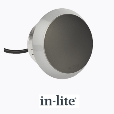 Puck LED grondspot 12V Pearl Grey Ø 60 mm