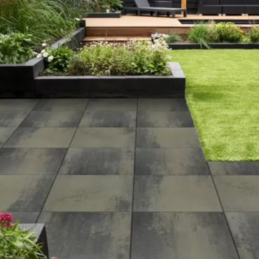 Serenio Donker grijs nuance 60x60x4cm