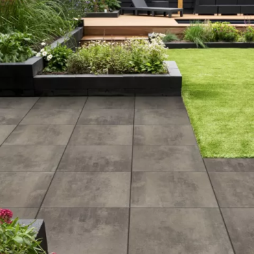 Serenio Midden grijs nuance 60x60x4cm