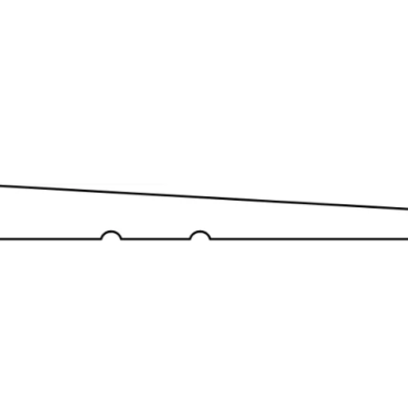 Zweeds rabat 1,4/2,8x19,5x300 cm NE Vuren, groen geïmpregneerd