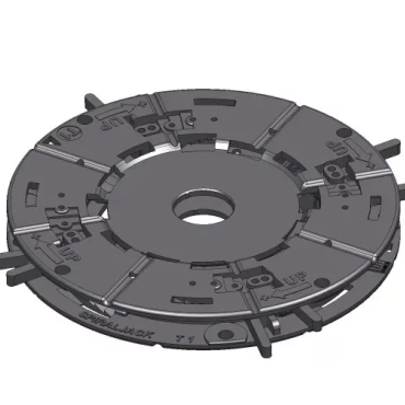 Tegeldrager SpiraPave T11 verstelbaar 12-17mm Zwart