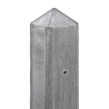Betolux Beton-hoekpaal 280x10x10 cm ongecoat Grijs