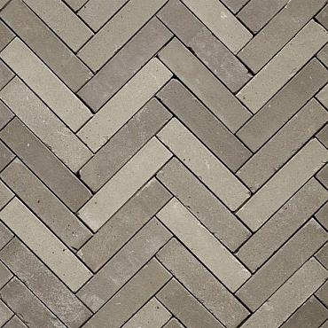 Hollandse streken Twents Dikformaat 20x6x6,5 cm, Grijs genuanceerd, getrommeld