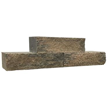 Split Wall Earth 40x10x10 cm Antraciet/Taupe