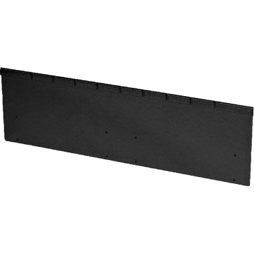 Kantopsluiting Flex 300x27,7x0,2 cm Zwart