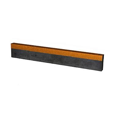 U-profiel kantopsluiting 100x15x5 cm Cortenstaal