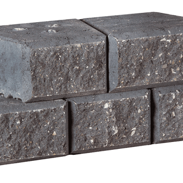 Crack & Stack 15/23x20x10cm Grijs/Zwart (verkoop per pallet van 100 st)