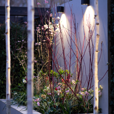 Halo Down Wall 230V Black Ø13x13x10 cm