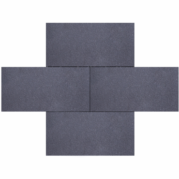 Granulati Nero Basalto 30x60x6 cm Zwart
