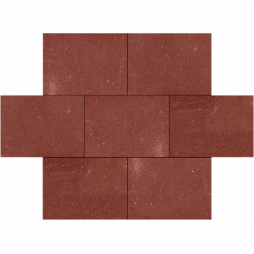 Betontegel 40x60x5 cm Rood