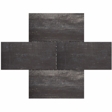 Cottage stone Somerset 30x60x4 cm Grijs/zwart