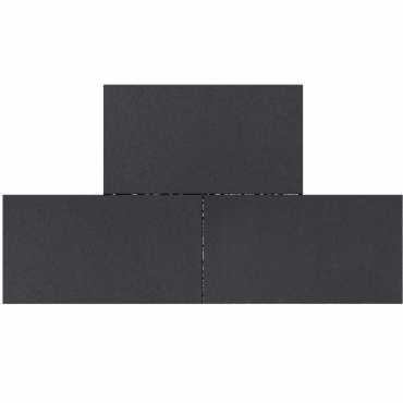 Cottage stone Bristol 40x80x4 cm Zwart