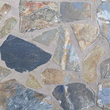 Flagstone Kwartsiet Glacier Grey Blue 3-5 cm dik Grijs-blauw