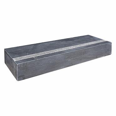 Hardsteen traptrede met facet Asian Bluestone 35x15x100 cm Blauw gezoet