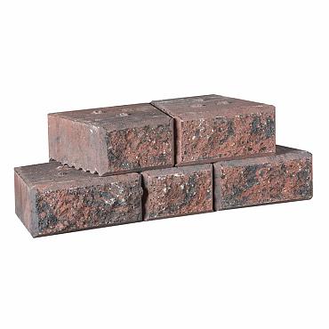 Crack & Stack 15/23x20x10 cm Rood/zwart (verkoop per pallet van 100 st)