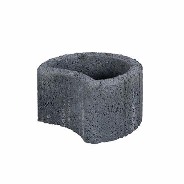 Moonflor Ø 35x20 cm Zwart