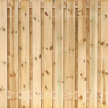 Tuinscherm Breda 21-planks 180x180 cm Grenen Groen geïmpregneerd