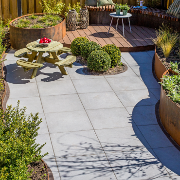 Tuinscherm Breda 21-planks 180x180 cm Grenen Groen geïmpregneerd