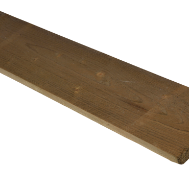 Plank 1,5x14x360 cm ME Grenen geschaafd groen geïmpregneerd