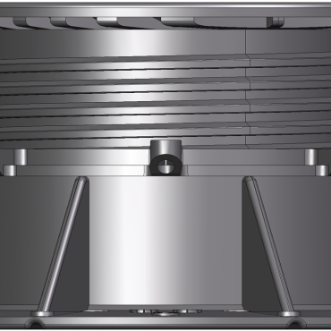 Tegeldrager VersiJack F2 verstelbaar 50-75 mm Zwart
