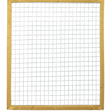 Gaaselement Wilnis met zachthouten frame 180x180 cm Groen geïmpregneerd