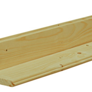 Dakbeschot 1,7x9,5x420 cm Vuren geschaafd groen geïmpregneerd