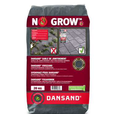 Dansand No Grow Onkruidwerend voegzand 20 kg Dark