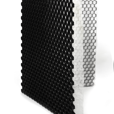 ECCOgravel grindrooster met onkruiddoek 160x120x3 cm Antraciet