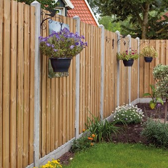 Beton-tussenpaal met diamantkop 10x10x280 cm sponning 27 cm Wit/grijs