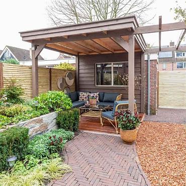 Vlonderplank 1,8x14x220 cm Bamboe lichtbruin